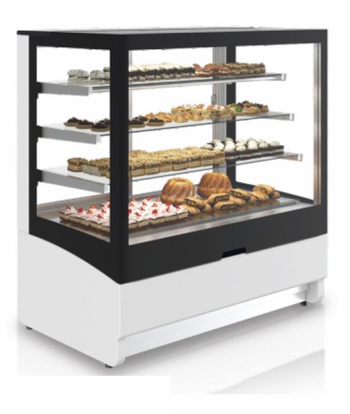 Straight Glass Cooling Display, 3 Shelf TRSGD-706