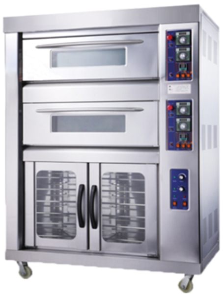 Double Deck Baking Oven with Proving Chamber TRBOPC-650