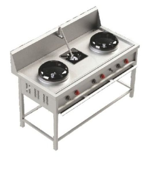 Two Burner Chinese with Stock Pot TRTBC-111
