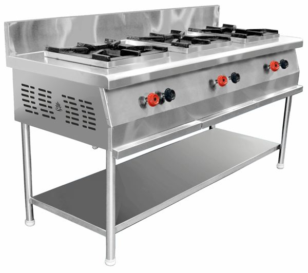 Three Burner Indian Cooking Range TRTBI-110