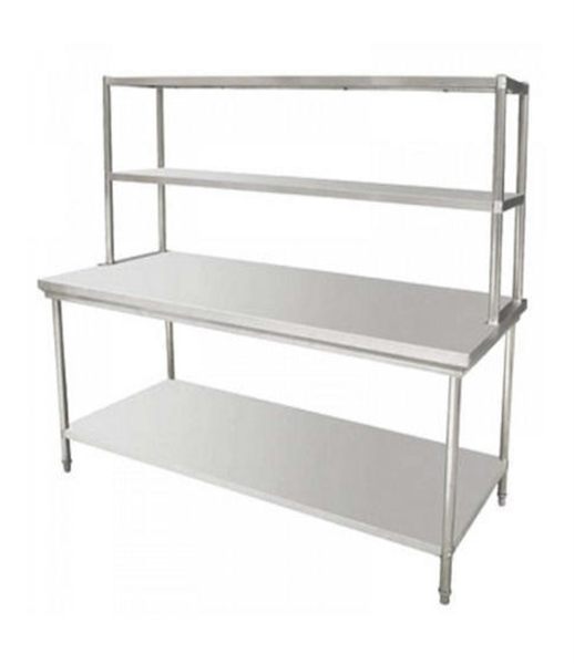 Pick-up Table with Middle & Overhead Shelf TROHS-230