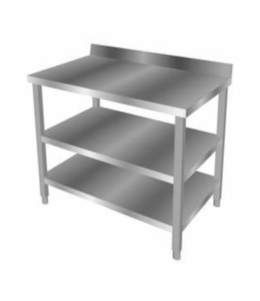 Table with Guard & Two Under Shelves TRTGTS-211